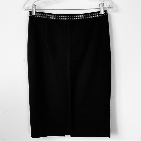 Black Knee Length Pencil Skirt Size Small - Picture 1 of 5